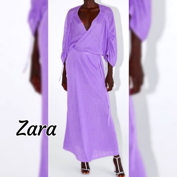 Zara Sweaters - 🆕 Zara Maxi Wrap Sweater Dress